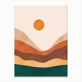 Harmonious landscape 5 Canvas Print