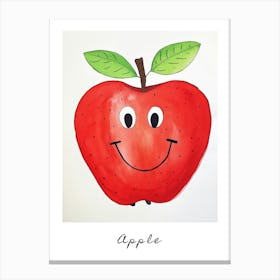 Friendly Kids Apple 1 Poster Canvas Print