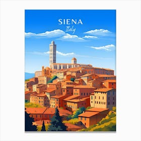 Italy Siena Travel Canvas Print