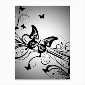 Butterfly Wallpaper 12 Canvas Print