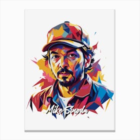 Mike Sinoda, Linkin Park 05 Portrait Music Icon Style WPAP Pop Art Canvas Print