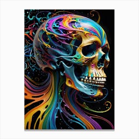 Skull: Iteration 1 Canvas Print