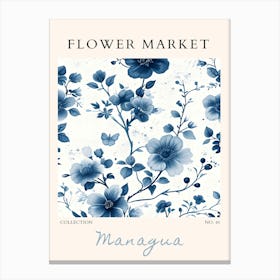 Flower Market art 8 Canvas Print