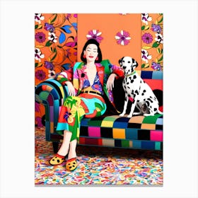 Dalmatian 8 Canvas Print