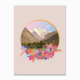 Fancy Land Blush Pink Canvas Print