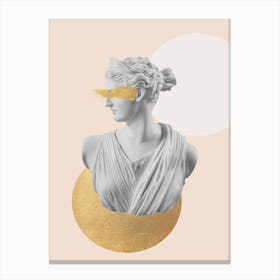 Gold Artemis Canvas Print