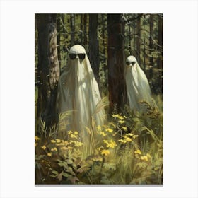 Ghosts In The Woods 5 Canvas Print