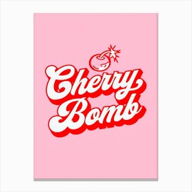 Cherry Bomb Canvas Print