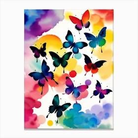 Colorful Butterflies 196 Canvas Print