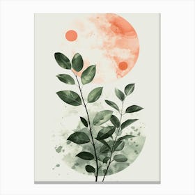 red moon Canvas Print