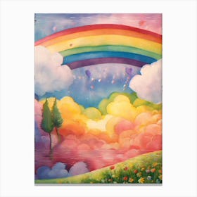 Rainbow In The Sky 7 Canvas Print