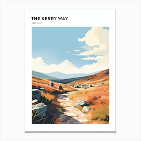 The Kerry Way Ireland 1 Hiking Trail Landscape Poster Canvas Print