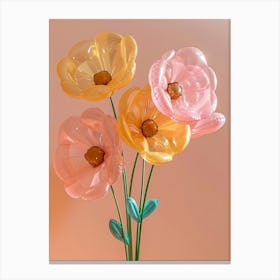 Dreamy Inflatable Flowers Buttercup 1 Canvas Print