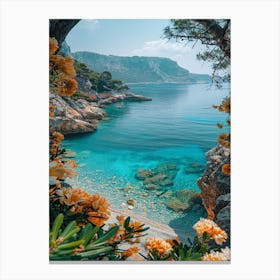 Mediterranean Coast Canvas Print