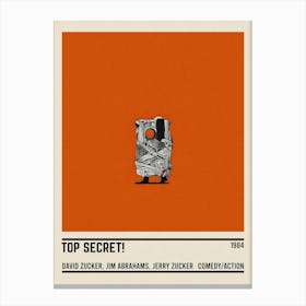 Top Secret! Car Canvas Print