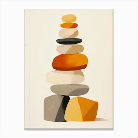 Stack Of Stones 2 Canvas Print