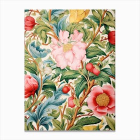 Floral Wallpaper 114 Canvas Print