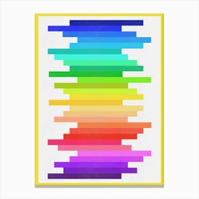 Rainbow Squares Canvas Print