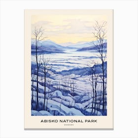 Abisko National Park Sweden 4 Poster Canvas Print