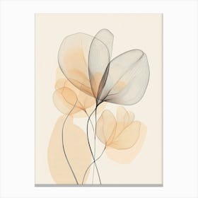 Abstract Flowers Canvas Print Canvas Print