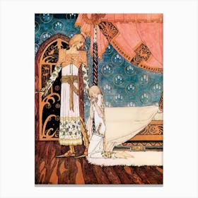 Kay Nielsen - East of the Sun and West of the Moon 1914 - Tell Me The Way Then She Said And I'll Search You Out - Vintage Victorian Fairytale Art Signed Remastered High Resolution Canvas Print