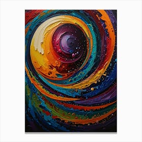 Abstract Painting 500 Canvas Print