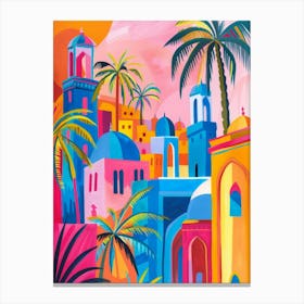 Egyptian City 3 Canvas Print