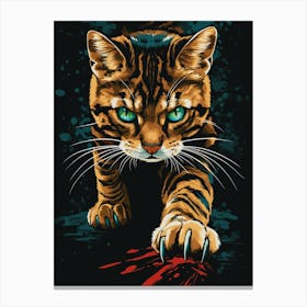 Cat Claws Canvas Print