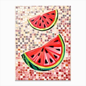 Watermelon Slices Canvas Print