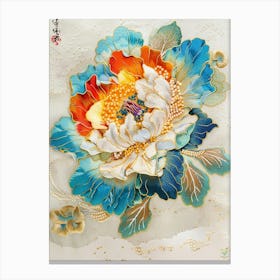 Chinese Flower Painting 65 Canvas Print