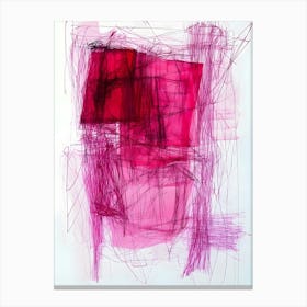 Abstract In Pink Canvas Print