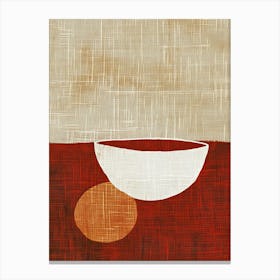 Bowl , Bauhaus Canvas Print