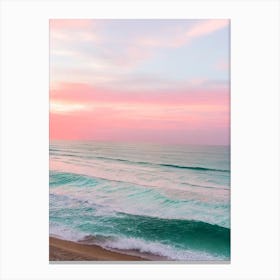 Delray Beach, Florida Pink Photography 2 Canvas Print