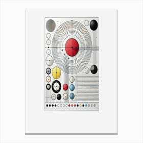 bauhaus exhibition print 1 Canvas Print