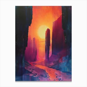 'Sunset' 3 Canvas Print