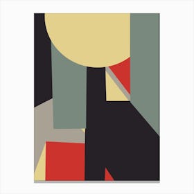 Retro Abstract Geometric Shapes 03 Canvas Print