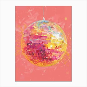 Disco Ball Canvas Print