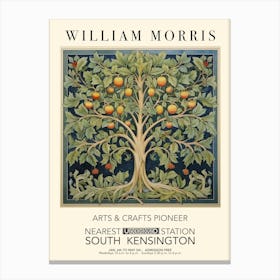 William Morris Print Poster Tree Of Life Canvas Print