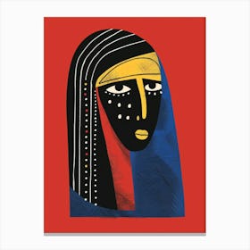 Afghan Woman Canvas Print