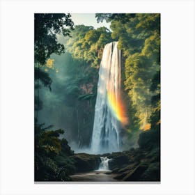 Rainbow In The Forest 1 Canvas Print