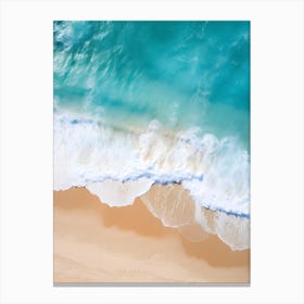 Beach Waves 1 Canvas Print