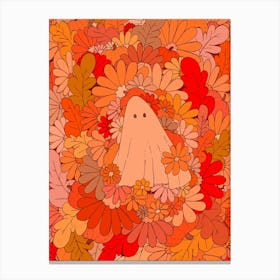 A Ghost Of Orange Canvas Print