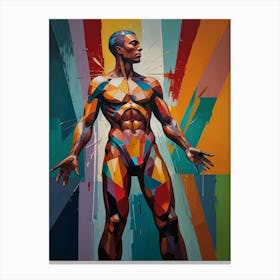 Geometric Man Canvas Print