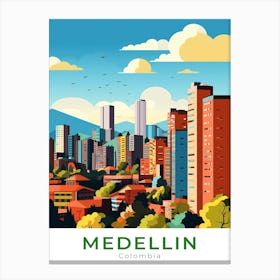 Colombia Medellin Travel Canvas Print