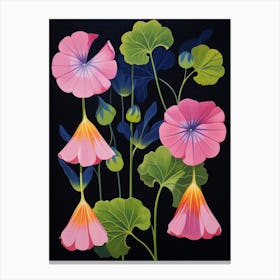 Canterbury Bells 4 Hilma Af Klint Inspired Flower Illustration Canvas Print
