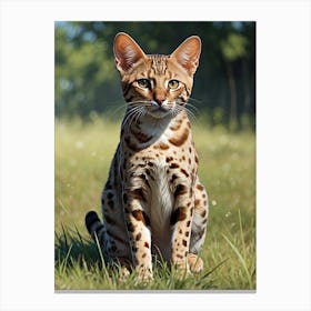 Bengal Cat 2 Canvas Print