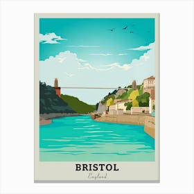 Bristol Bridge Travel Canvas Print