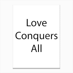 Love And Relationship Quote 1 Canvas Print