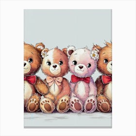 Teddy Bears 1 Canvas Print