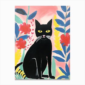 Matisse Inspired House Cat Painting Poster 1 Canvas Print